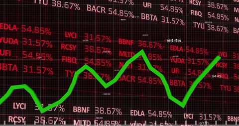 Dynamic Stock Market Graph with Data Metrics Background - Download Free Stock Images Pikwizard.com