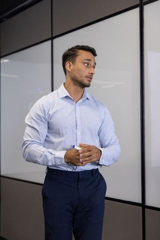 Professional Presentation in Modern Office Setting