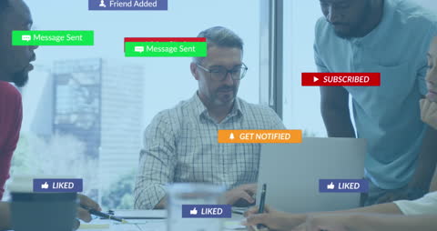 Digital Team Collaboration with Social Media Engagement