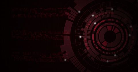 Futuristic Digital Interface on Black Background - Download Free Stock Images Pikwizard.com