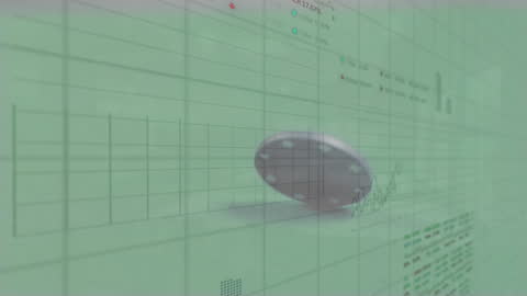 Digital Interface Animation of Data Processing Chip