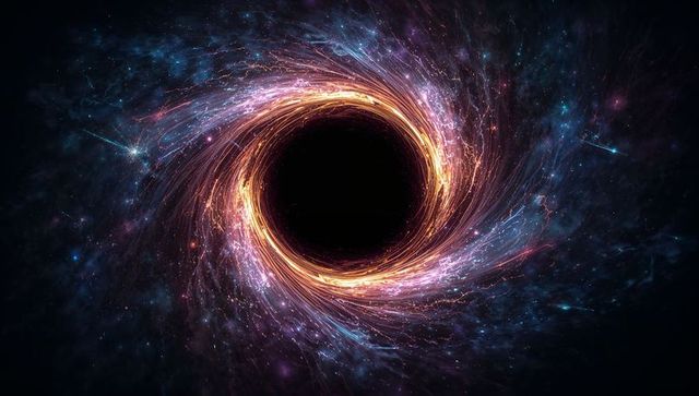 Vortex of a Black Hole with Swirling Plasma in Deep Space