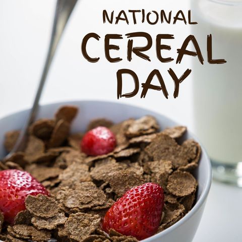 Celebrating national cereal day with nutritious breakfast