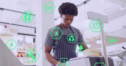 Advanced Technology in Grocery Business with Data Processing