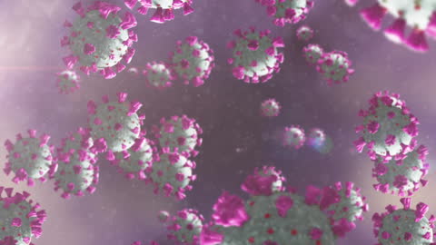 3D Illustration of COVID-19 Virus Rendering