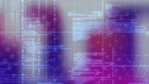 Abstract Digital Data and Network Visualization Background