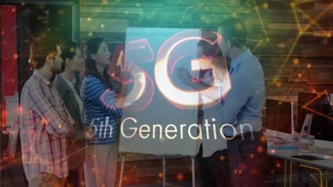 Teamwork and Innovation with 5G Network Concept