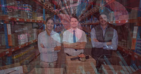Warehouse Team Embracing Digital Transformation and Data