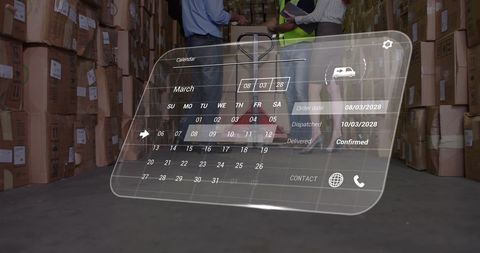 Future supply chain with augmented reality interface