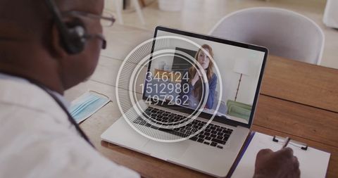 Virtual Business Communication Over Video Call Technology - Download Free Stock Images Pikwizard.com
