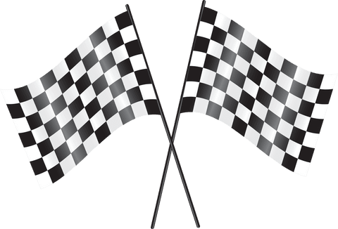 transparent checkered racing flags symbolizing race conclusion - Download Free Stock Videos Pikwizard.com