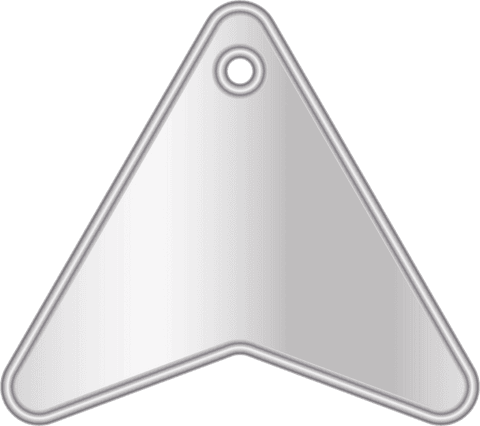 Transparent Metal Triangle with Hole for Design Projects - Download Free Stock Videos Pikwizard.com