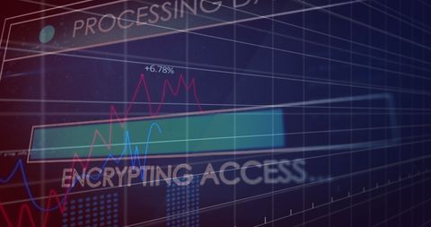 Digital Data Processing and Encryption Interface Concept - Download Free Stock Images Pikwizard.com