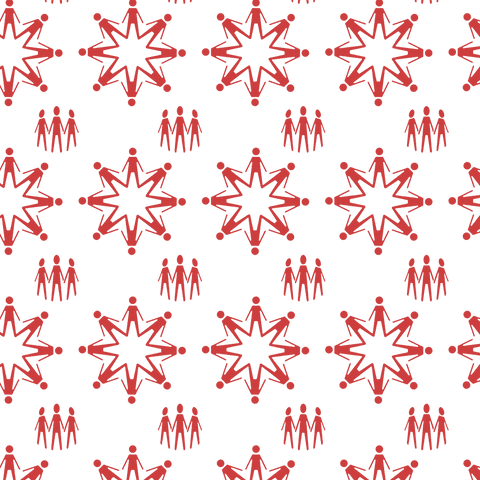 Seamless Red Star and People Pattern on Transparent Background - Download Free Stock Videos Pikwizard.com