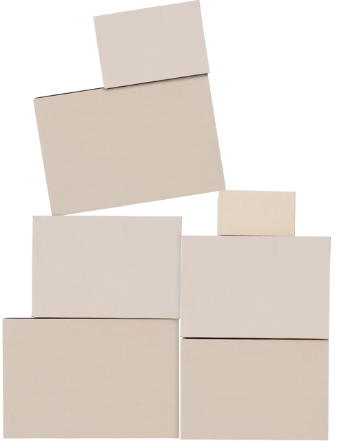 Stack of Brown Cardboard Boxes Against Transparent Background - Download Free Stock Videos Pikwizard.com