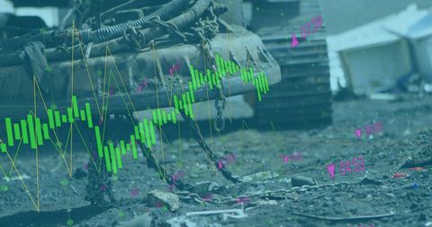 Data Analytics Over Machinery Segregating Waste at Landfill