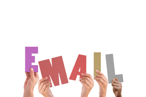 hands holding email text on transparent background - Download Free Stock Videos Pikwizard.com
