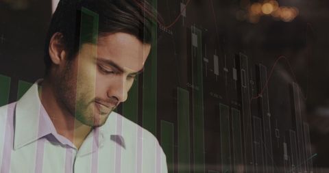 Pensive Businessman Analyzing Financial Market Trends - Download Free Stock Images Pikwizard.com