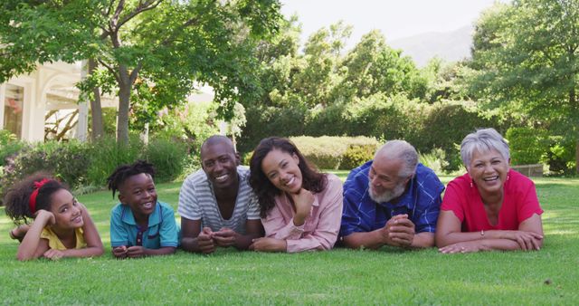 Happy Multi-Generational Family Playing Outdoors on Sunny Day - Download Free Stock Images Pikwizard.com