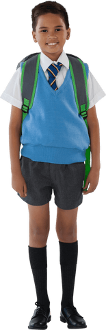 transparent smiling schoolboy with backpack isolated - Download Free Stock Videos Pikwizard.com