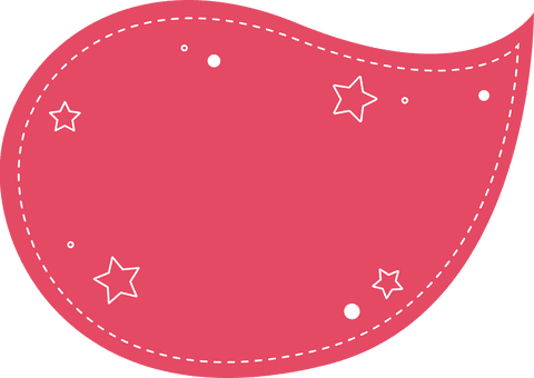 pink starry text bubble on transparent background illustration - Download Free Stock Videos Pikwizard.com