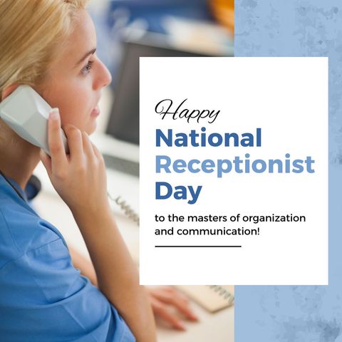 Celebrating National Receptionist Day with Dedication and Communication - Download Free Stock Templates Pikwizard.com