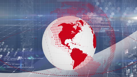 Global Data Processing and Technology Visualization