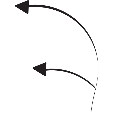 graphic arrows curving on transparent background - Download Free Stock Videos Pikwizard.com