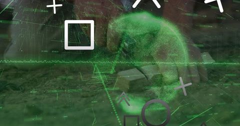 Futuristic Holographic Technology in Digital Workspace