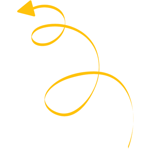 yellow curly arrow on transparent background standing out - Download Free Stock Videos Pikwizard.com