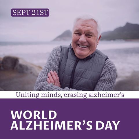 world alzheimer's day compassionate awareness peaceful setting - Download Free Stock Templates Pikwizard.com