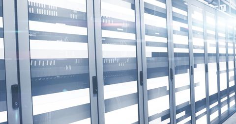Advanced Data Processing Servers in Technology Center - Download Free Stock Images Pikwizard.com