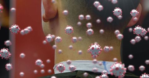 Barbering pandemic protocols with virus overlay