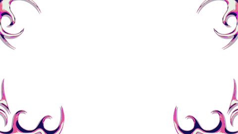 pink and purple ornamental swirl border on transparent background - Download Free Stock Videos Pikwizard.com