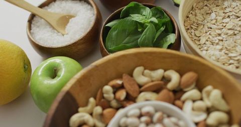 Organic Plant-Based Ingredients for Healthy Vegan Diet - Download Free Stock Images Pikwizard.com