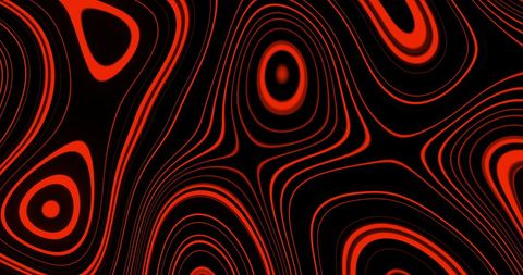 red hypnotic liquid shapes on black background - Download Free Stock Images Pikwizard.com