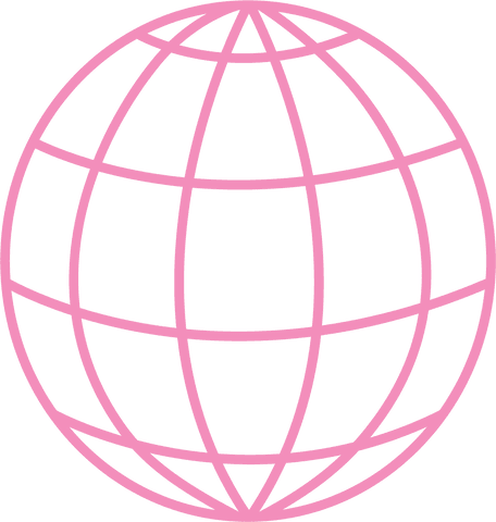 Pink Gridded Globe on Transparent Background for Design - Download Free Stock Videos Pikwizard.com