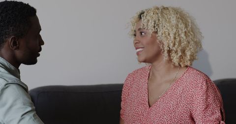 Romantic Proposal, Man Giving Engagement Ring to Joyful Woman
