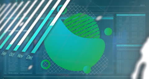 Animated Global Data Processing Technology Concept