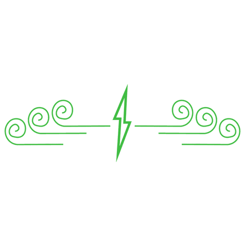transparent green swirl decorative design with lightning bolt - Download Free Stock Videos Pikwizard.com