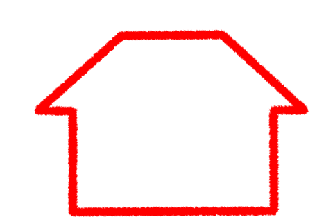 Transparent Red House Outline on Clear Background - Download Free Stock Videos Pikwizard.com