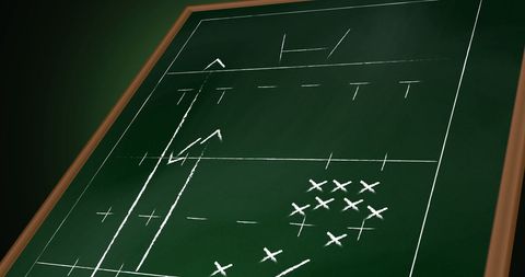 strategy and tactics on chalkboard game plan sports concept - Download Free Stock Images Pikwizard.com