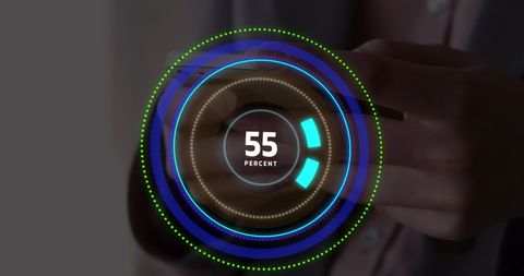 Virtual Loading Screen Overlaying Smartphone Use - Download Free Stock Images Pikwizard.com