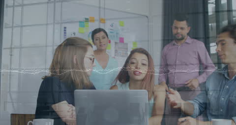 Diverse Business Team Collaborating with Creative Insights