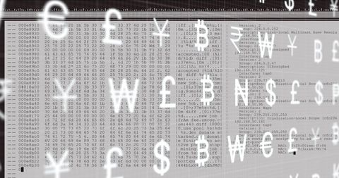 Dynamic Global Financial Data with Currency Symbols - Download Free Stock Images Pikwizard.com