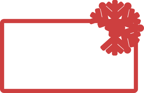 festive red frame with snowflake on transparent background - Download Free Stock Videos Pikwizard.com