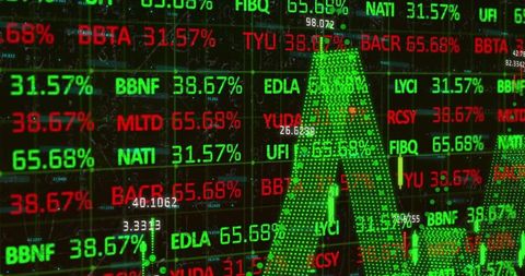 Digital Financial Data Display with Global Connections Theme - Download Free Stock Images Pikwizard.com