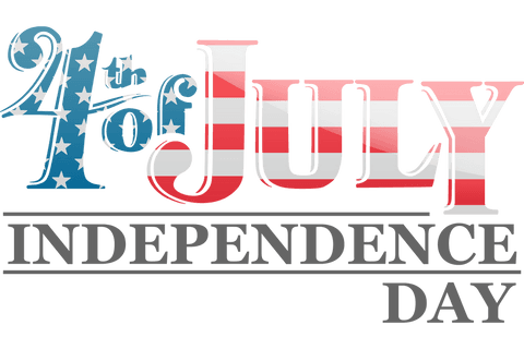 4th of july independence day text with transparent background - Download Free Stock Videos Pikwizard.com