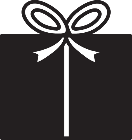 Transparent Abstract Gift Box Silhouette with Ribbon - Download Free Stock Videos Pikwizard.com