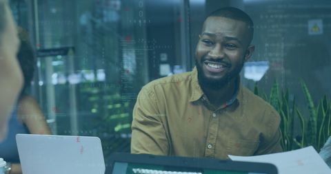 Financial Data Insights in Modern Office Setting